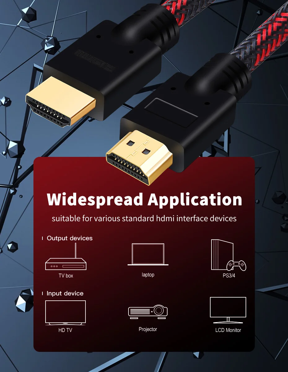 Shuliancable HDMI кабель 2,0 4k кабель 1 м 2 м 3 м 5 м 10 м 15 м 20 м сплиттер коммутатор для HD ТВ ноутбука PS3 PS4 компьютера xbox