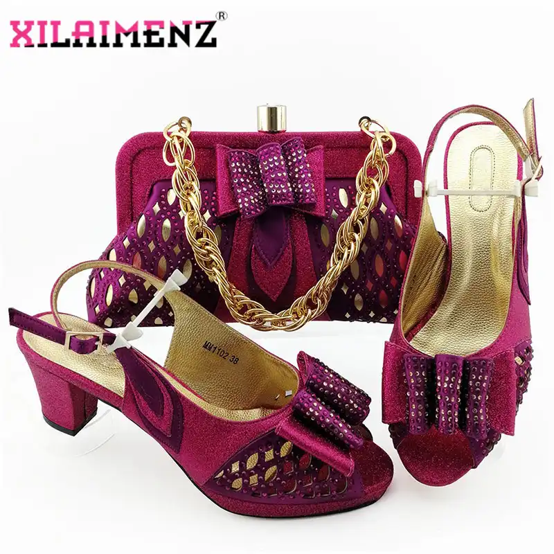 magenta sandals for wedding