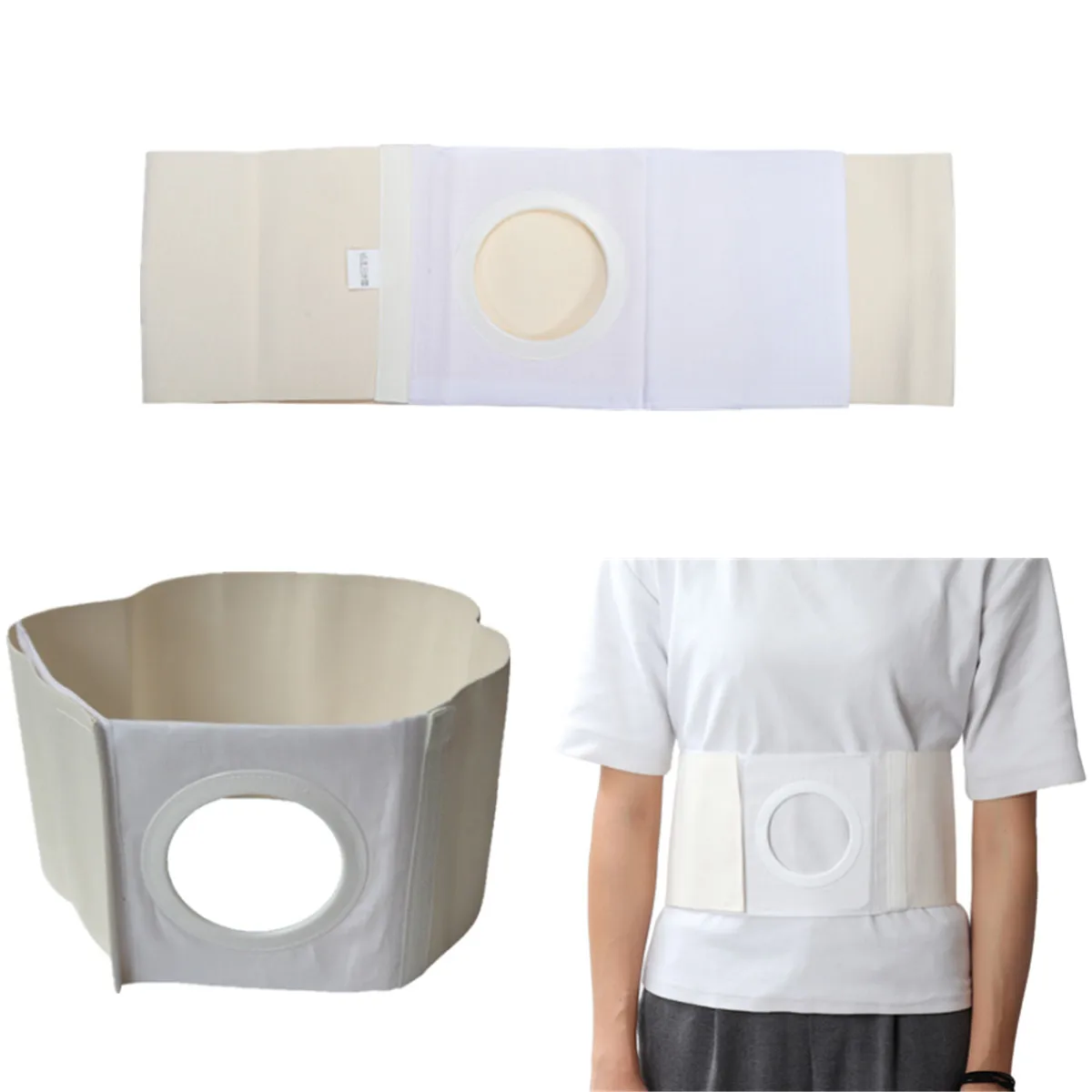Ostomy Abdominal Belt Brace Waist Support Wear On The Abdominal Stoma