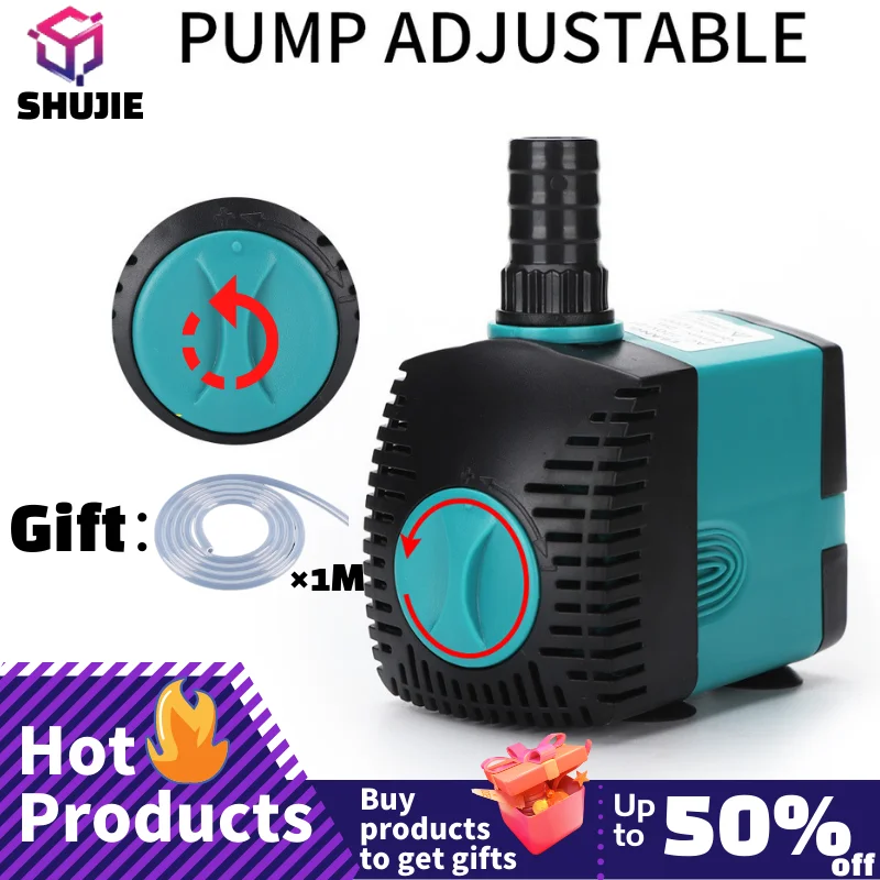 3w 6w 10w 15w 25w Mute Energy-Saving Adjustable Submersible Fountain Pump Filter Fish Pond Aquarium Water Pump Fountain water pump aquarium water pump fish tank pump
