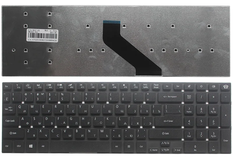 Русская клавиатура для Packard Bell easynote TV11C P5WS0 TS11 LV11 P7YS0 TS13SB TS44HR TS44SB TSX66HR TSX62HR RU Клавиатура ноутбука