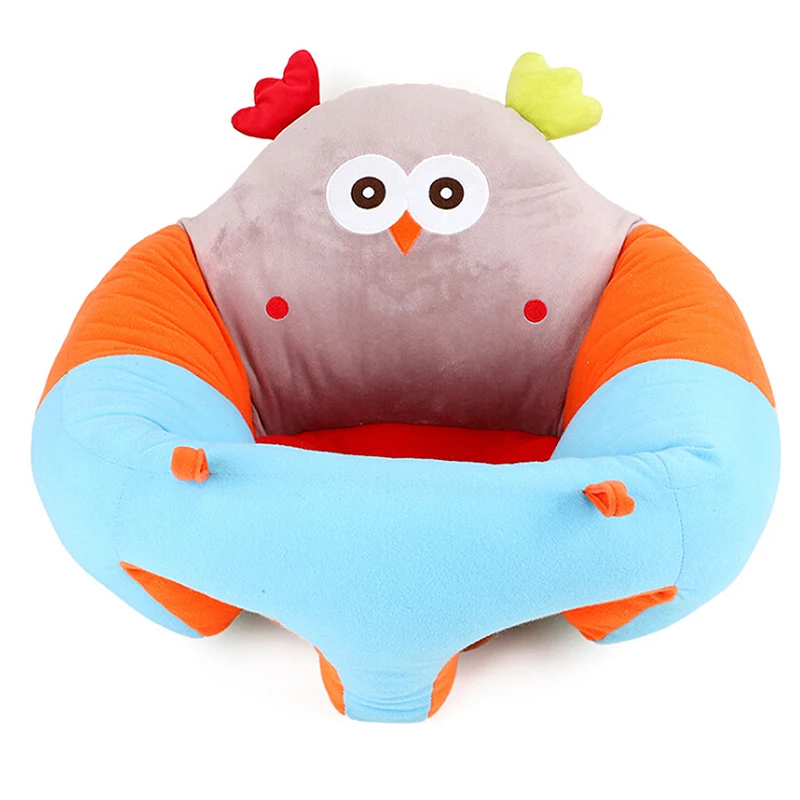 Owl Детское поддерживающее сиденье для малыша младенец учится сидеть в форме милых животных дизайн стул мягкий диван Плюшевые игрушки Детское сиденье для путешествий J75 - Цвет: Owl