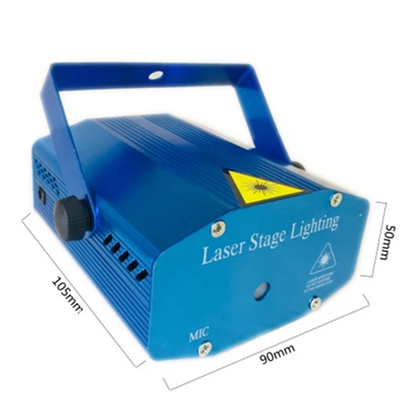 Portable Mini LED Laser Projector Stage Lighting Effect Adjustment DJ Disco KTV Club Party Wedding Light EU Plug Halloween