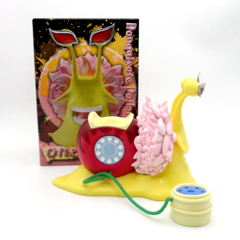 Изысканное качество Аниме one piece donquixote doflamingo Den Mushi ПВХ 12 см фигурка Модель Коллекция настольное украшение