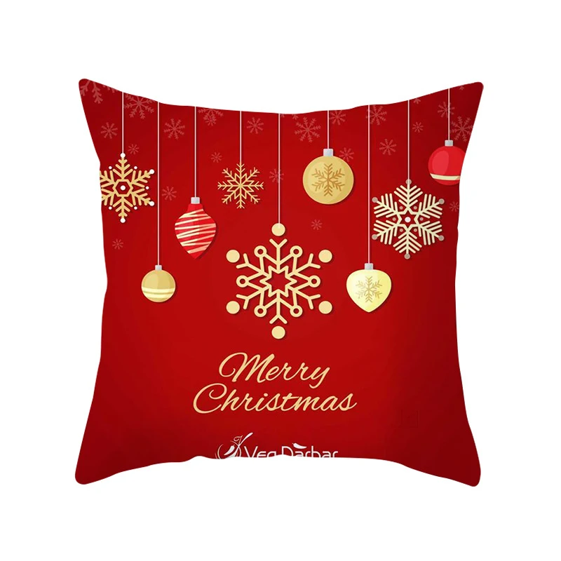 Ограниченная серия с Рождеством декоративная подушка чехол s бросок наволочка чехол украшение дома из полиэстера диван Мода Санта подушка в форме Санта-Клауса чехол - Color: 21
