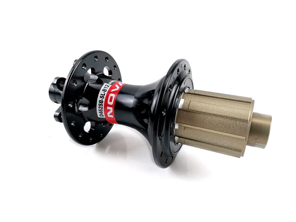 Novatec D462sbslb12 Mtb/road Disc Brake Hub 330g Black 28/32 Holes Thru Axle 12x148mm