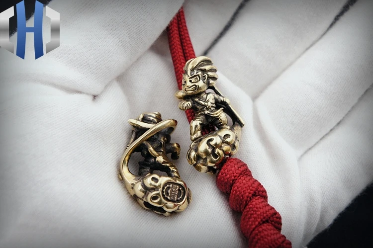 Wukong нож бисер EDC подвеска «нож» фонарик DIY кулон брелок