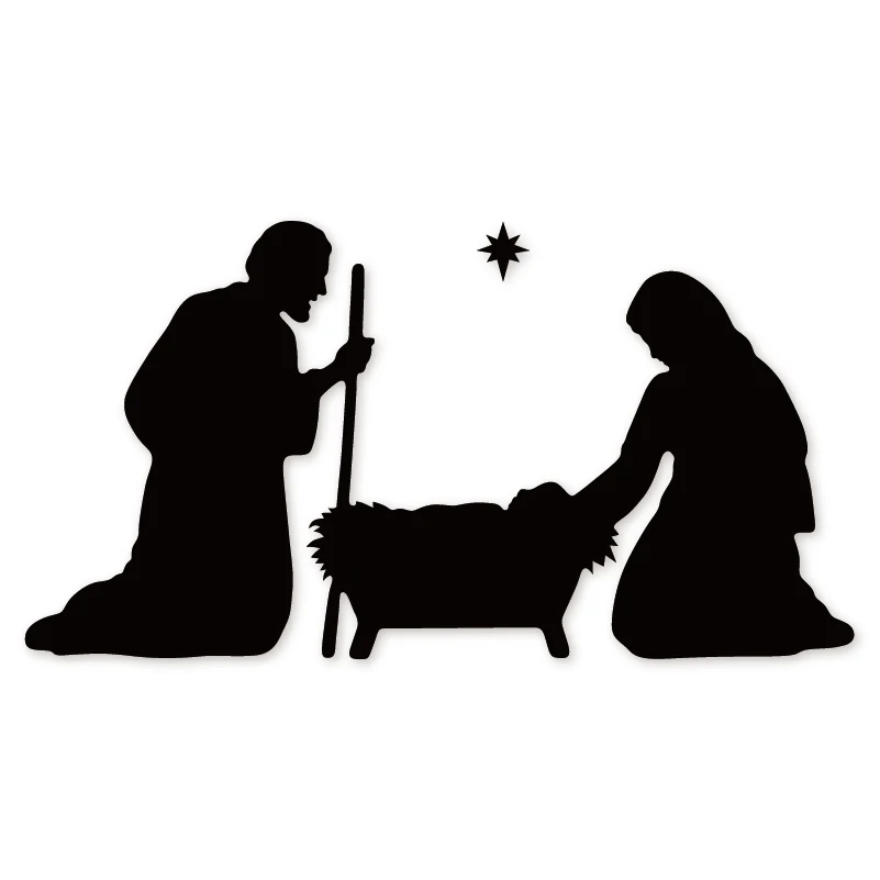 

HamyHo Metal Cutting Dies Jesus nativity Frame die cut for Making DIY Paper Photo Cards Scrapbooking Embossing Stencils New 2019