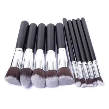 

10Pc Makeup Brush Set Foundation Blending Blush Makeup Tool Make Up Brushes Makeup For Women Foundation Brush