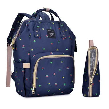 

Diaper Backpack For Nappies Multifunction Pregnant Women Fashion Mother Bag Waterproof Printing Striped Bag For Travel Retail