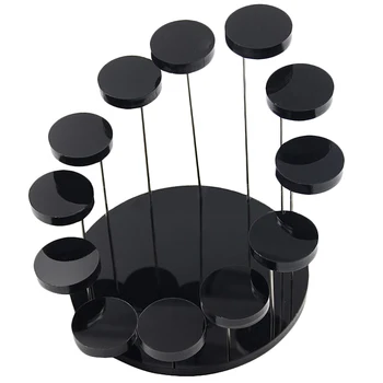 

Fashion Multi-Layer Acrylic Ring Display Rack Earring Holder Pendant Gemstone Showcase Jewelry Display Stand Desktop