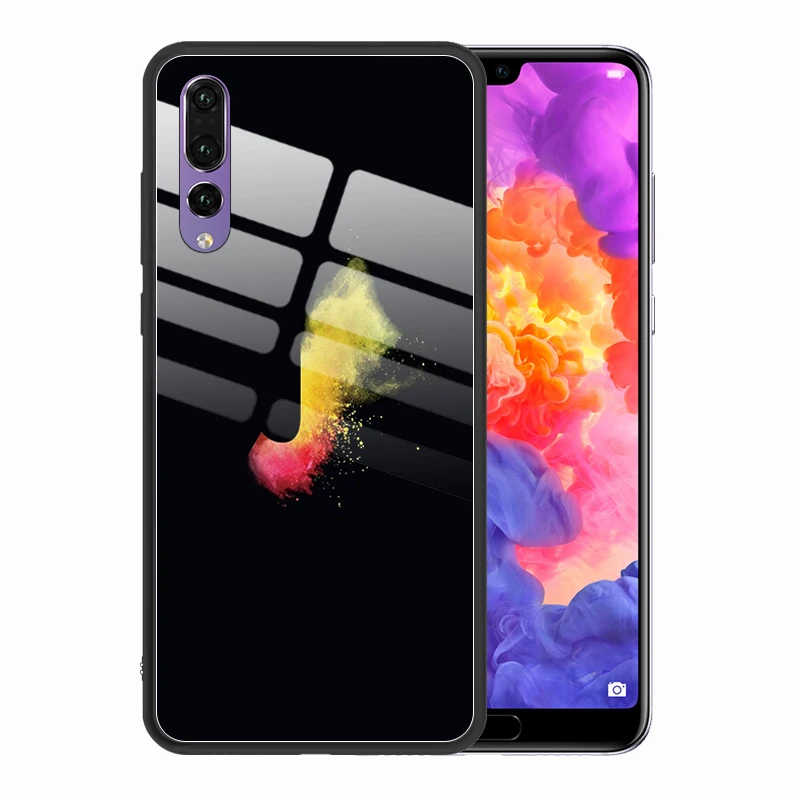 Роскошный чехол для телефона с 26 буквами A B C D для huawei P20 Lite Pro Huawie P30 Lite Pro Coque, закаленное стекло, чехол для huawei P30 Lite P30 Pro huawei mate 10 Lite 20 Lite Funda
