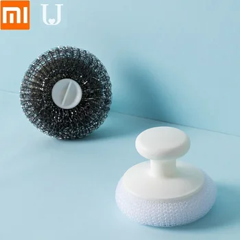 

Xiaomi JordanJudy household washing pot brush Dishwashing brush Kitchen decontamination washing pot brush Cleaning steel ball
