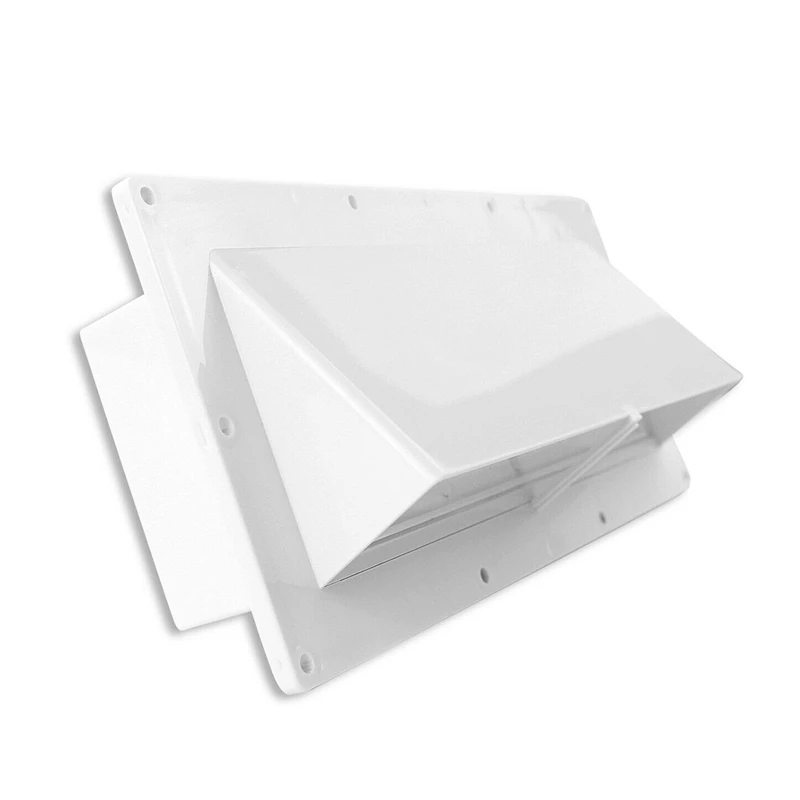 Наружный настенный вентиляционный клапан для Rv Range Hood Vent белый-с хлопушкой мобильный домашний кемпер