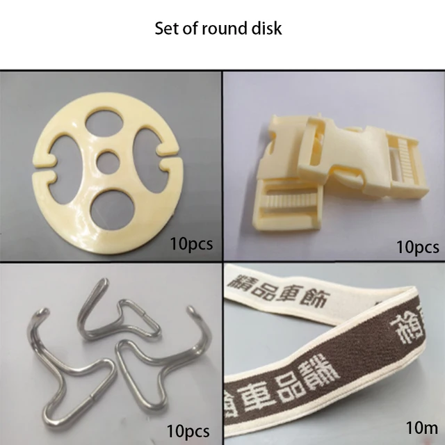 HOT Desertcart Cheap Plastic Plates Car Seat Belt Clip 48Pcs Ca