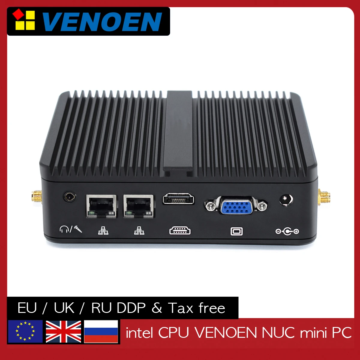 middag Primitief royalty Goedkope Fanless Mini Pc Intel Celeron J4125 Dual Gigabit Ethernet Hdmi Vga  2xRS232 4Xusb Wifi Windows 10 Linux Industriële computer|Mini PC| -  AliExpress