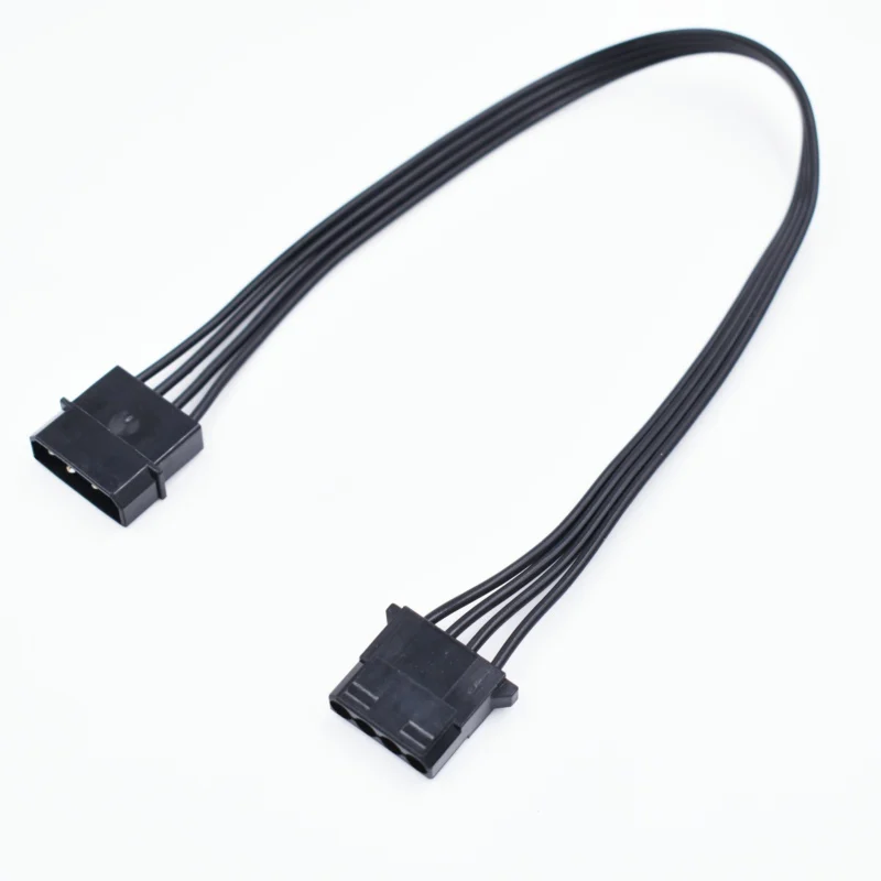 18AWG Molex 4 Pin IDE 4PIN Female to Male HDD IDE Computer Internal Power Supply Extension Cable