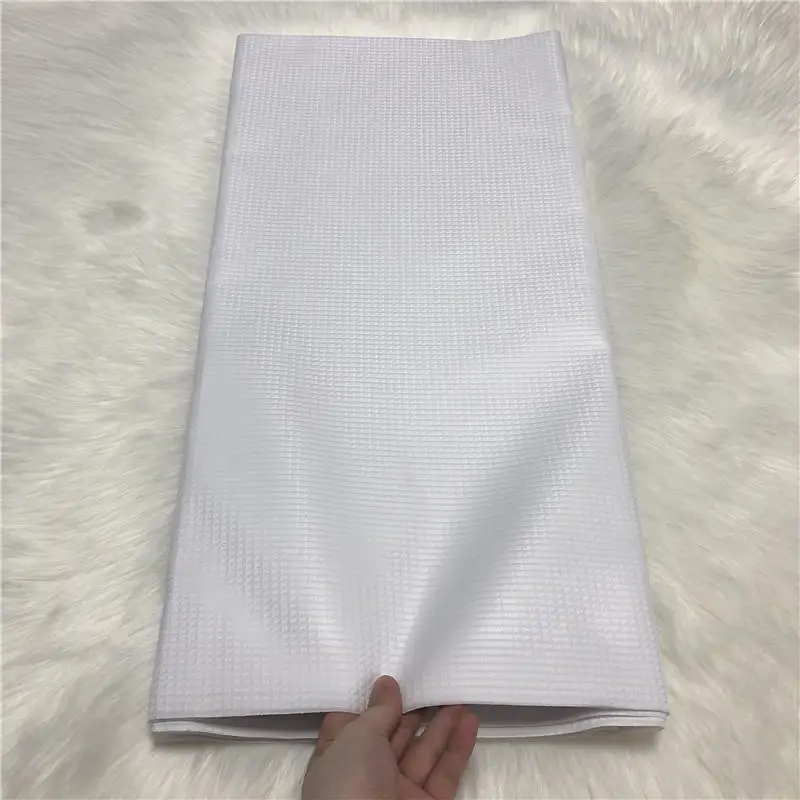 Белая африканская ткань Atiku для Мужская одежда хорошего качества ткань Atiku в 5 ярдов