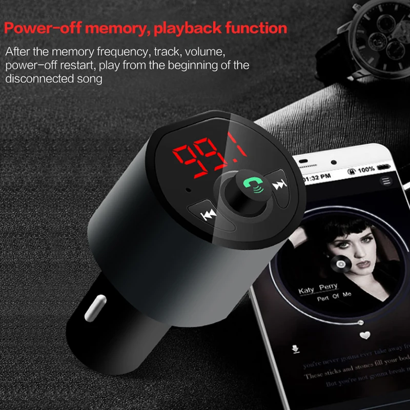 Современный автомобильный MP3-плеер светодиодный цифровой прикуриватель Многофункциональный приемник 24 в вольт автомобильное зарядное устройство usb Bluetooth гарнитура приемник