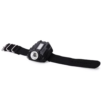 

Camping USB Charging LED Watch SOS Signal Electric Outdoor Multifunctional Night Fishing Hand Torch Wristband Practical Riding