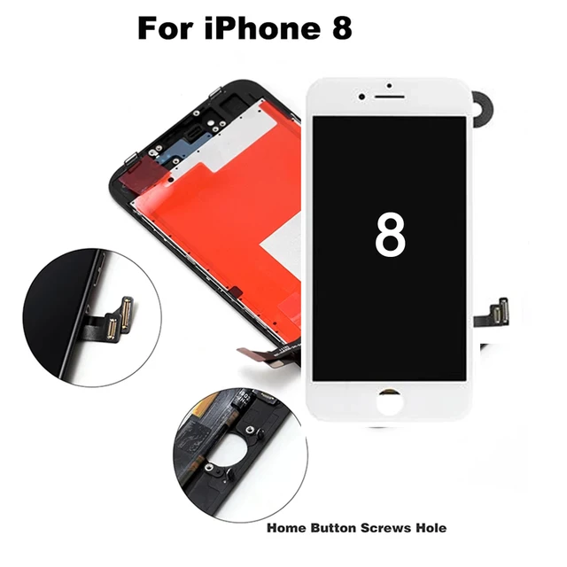 IPhone 8 / 8 Plus LCD Screen Replacement – Full Assembly With Touch Digitizer, Frame, Speaker (US)