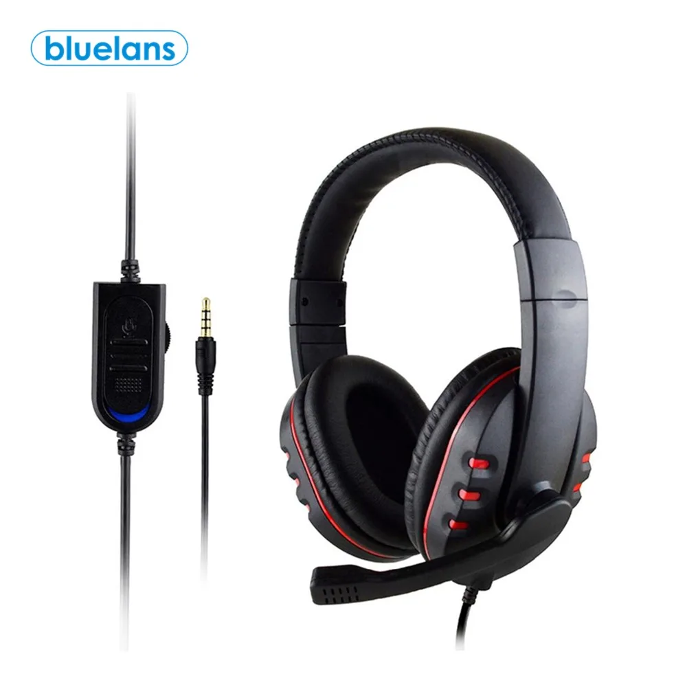 

3.5mm Adjustable Stereo Wired Gaming Headset Earphone Low Bass Stereo HD Microphone Headphone for Xbox-ONE for PS4