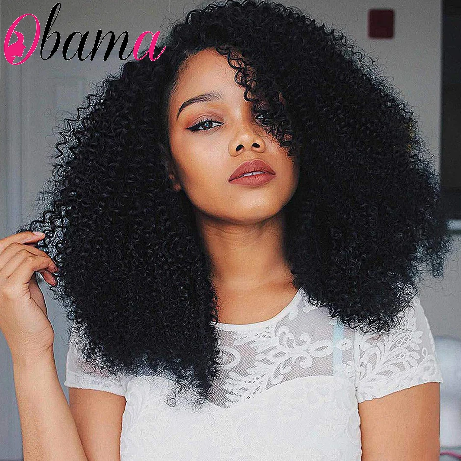 Кудрявый кудрявый Боб кружева ClosureWigs кудрявые короткие парики из человеческих