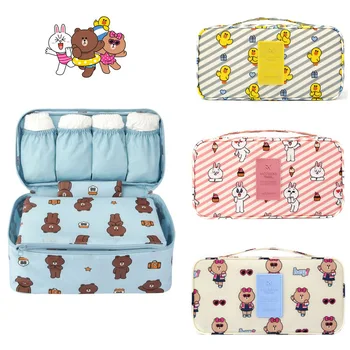 

Women's Storage Bag Travel Necessity Accessories Underwear Clothes Bra Organizer Cosmetic Makeup Pouch Case