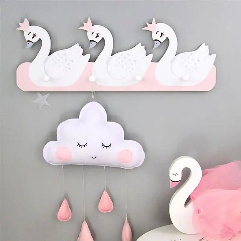 Nordic Style Nursery Decor Kids Scandinavian Wall Shelf Hook Kids Scandinavian Decor Wall Shelf