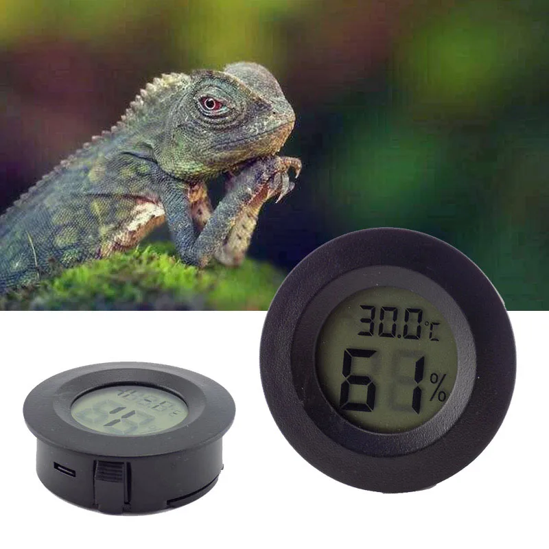 Reptile Meter Detector Thermometer Hygrometer Household Thermometers Mini Lcd Aliexpress