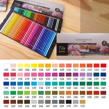 

72/48/12 Pcs/Set High Quality Pencil Set Oil Packaging Colored Pencils School Wooden Pencils for Doodling Sketching Coloring