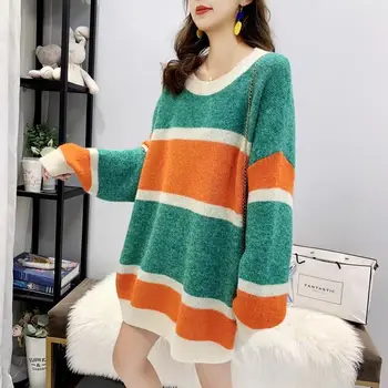 

Lazy Wind Small Fresh Sweater Women's Mid-length Loose Fit Autumn And Winter 2020 New Net Red Forest Sweater