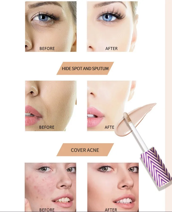 Консилер для лица 5 цветов стойкая жидкость искусственная кожа пятна| |