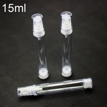

15ml Airless plastic bottle,cosmetic packaging