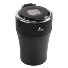 Многофункциональный светодиодный светильник на солнечной батарее, пепельница, черный с синим лучем, высокий классический подарок для мужчин