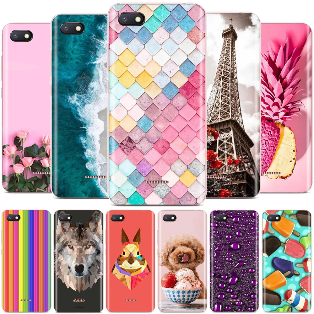 Case Xiaomi Redmi 6A Cover Phone Silicon Cartoon TPU Funda Redmi6A A6 6 A Pro Back Coque Capa |