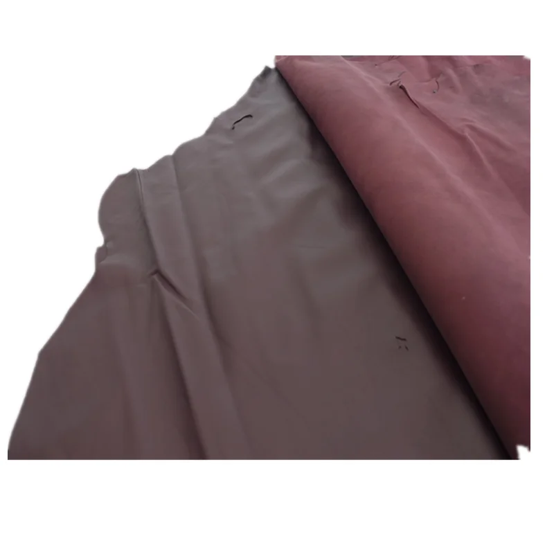 Wine red sheepskin 0.7-1.1mm handmade diy leather clothing sewing home furnishings leather skirt jacket jacket material leather