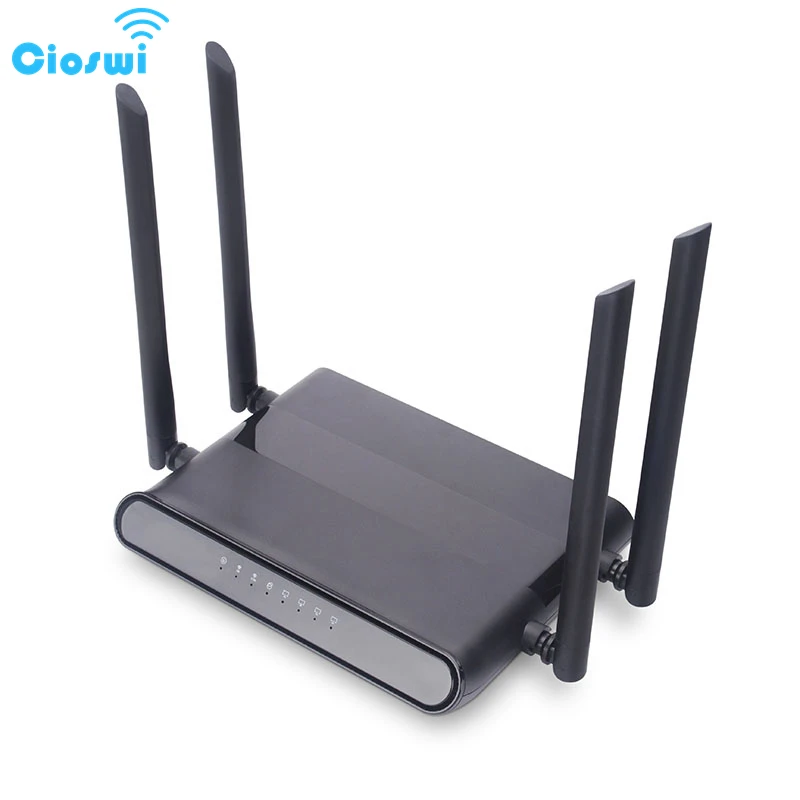 

Cioswi WE4726 Dual Band Gigabit High Power Wireless Router 1200Mbps Stable Wifi Hotspot USB Socket Router SD Card Wifi Router