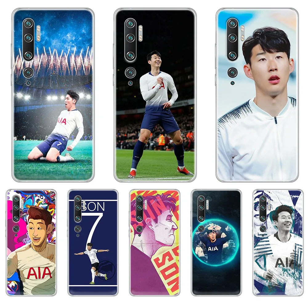 Мягкий бампер для телефона Son Heung Min Korean football star прозрачный чехол XIAOMI mi 3 4 5 5X 8 9 10 se max