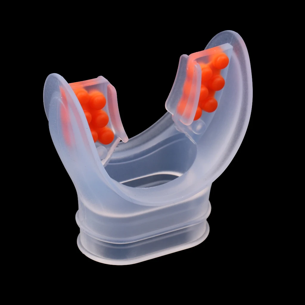 Scuba Regulator Universal Silicone Mouthpiece With Color Tab Diving Regulator Mouthpiece and Tie Wrap