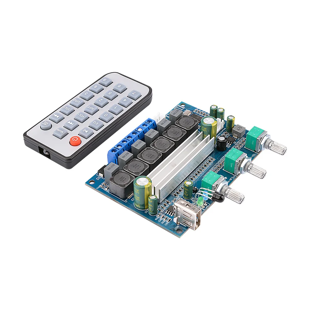 AIYIMA TPA3116 Bluetooth 4 2 усилитель сабвуфера аудиоплата 2X50W + 100W 1 каналов мощности звука