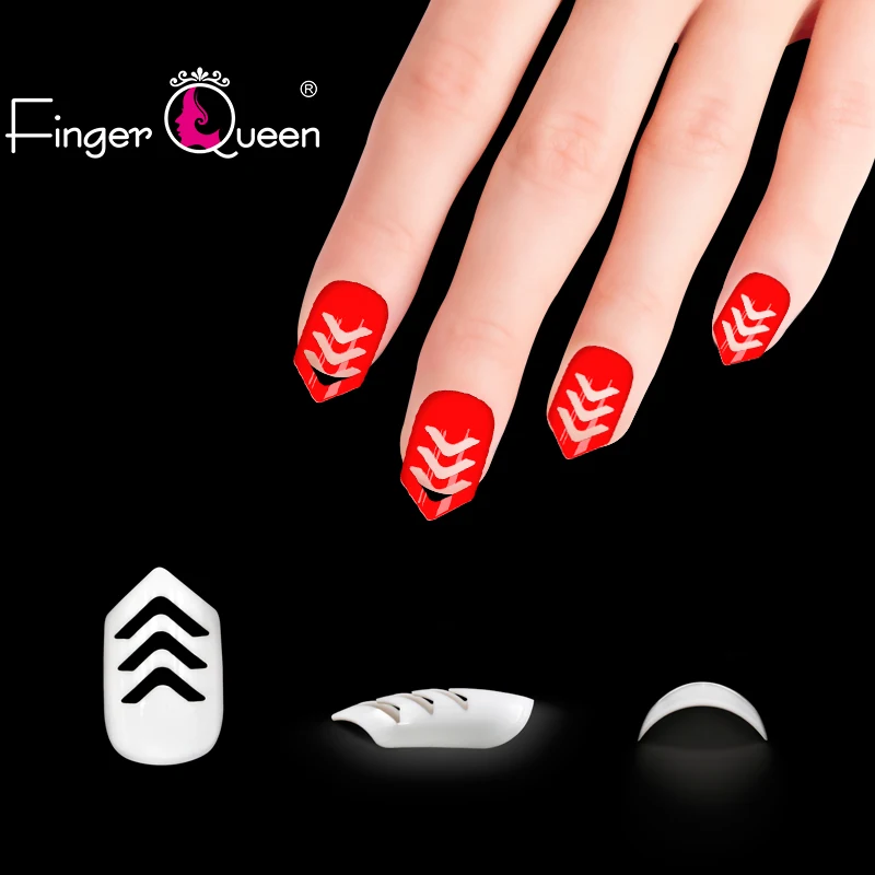 Fingerqueen 100 шт+ коробка белые накладные ногти с острыми головками высокое качество пластмассы полностью покрытые ногти