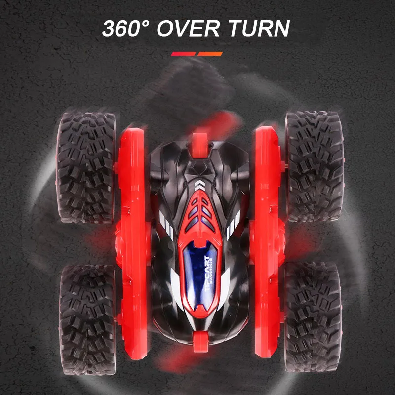 4 Channel Operate USB Charging 2.4G RC Car High Speed 3D Flip Remote Control Car Drift Stunt Machine Radio Controlled Car