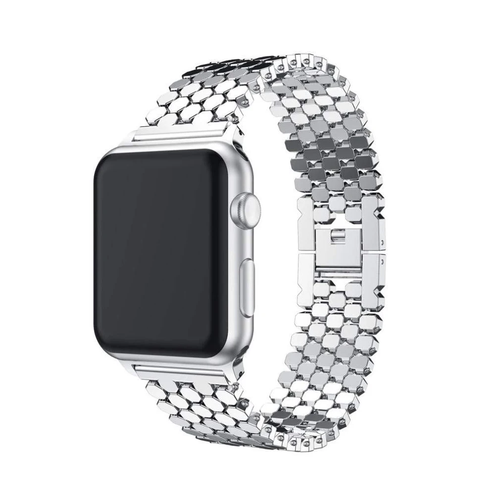 Ремешок для apple watch band 42 мм 38 мм iwatch band 44 мм 40 мм apple watch 4 3 2 1 аксессуары металлический браслет из нержавеющей стали