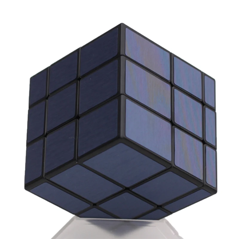 3X3 Gray Qiyi 3x3 волшебный зеркальный куб головоломка 3x3x3 2x2 Серебристые золотистые наклейки кубики скорости профессиональные обучающие игрушки для детей подарок - Цвет: 3X3 Gray