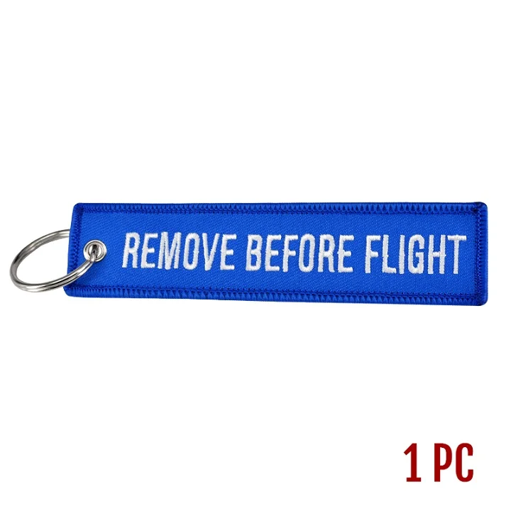 Синий/зеленый Remove Before Flight ремешки для мобильных телефонов двухсторонняя вышивка инженер телефона брелок для авиации телефон ремешок - Цвет: Синий/зеленый