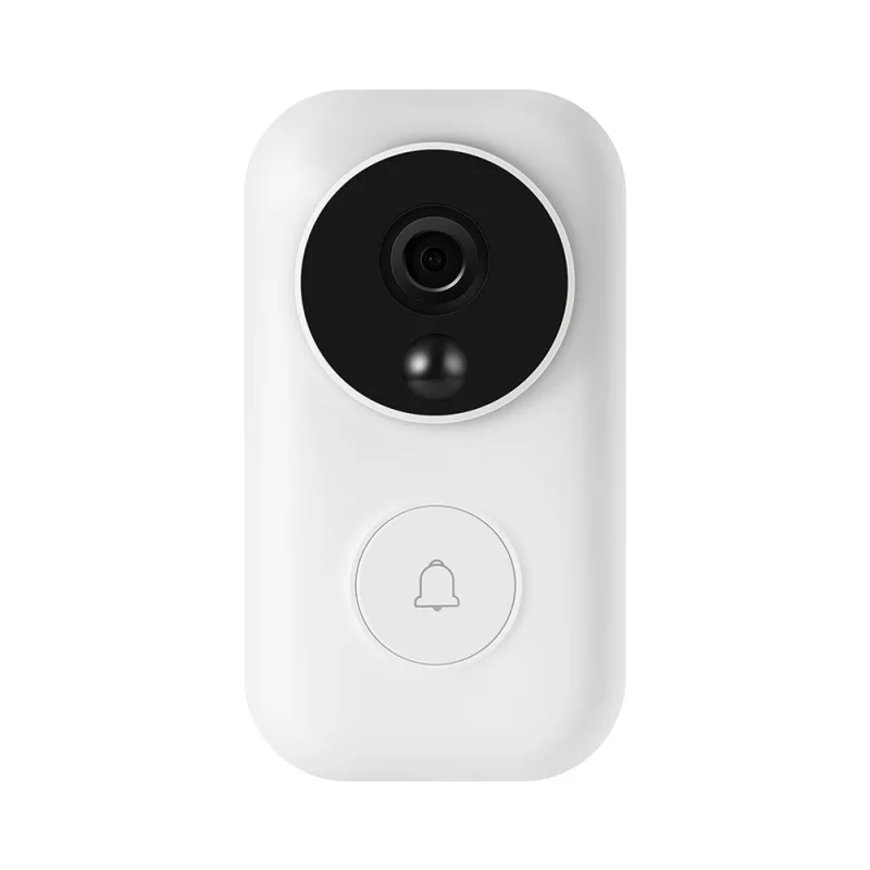 Xiaomi Mijia Dingling умный дверной звонок WIFI камера видео беспроводное радиоустройство AI Обнаружение лица инфракрасный дверной звонок с функцией ночного видения - Цвет: Only Doorbell