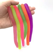 

New TPR Elastic Noodles Stress Reliever Toy Vent Noodle Antistress Hand Adults Vent Children Luminous Squeeze Squishy Fidget Toy