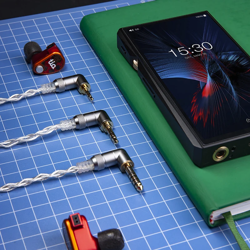 FiiO LS-2.5D/LS-3.5D/LS-4.4D 2,5/4,4 мм сбалансированный 3,5 мм несимметричный 2-контактный 0,78 мм наушников сменный кабель