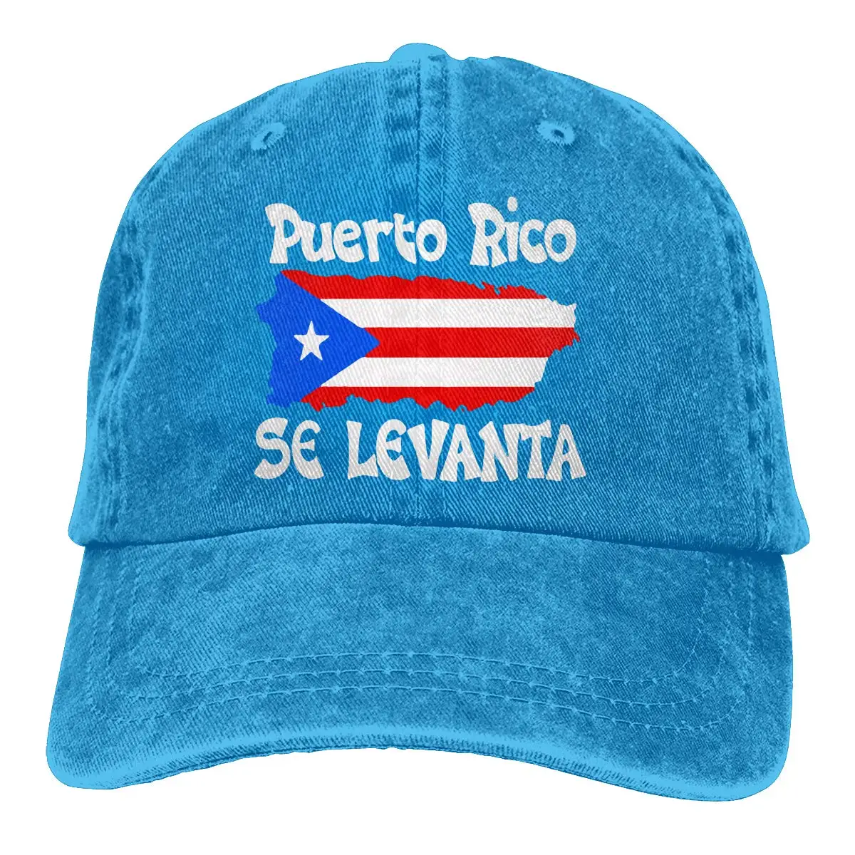 Для мужчин или женщин регулируемые джинсы бейсболка s пуерто Рико Se Леванта Кепка в стиле хип-хоп